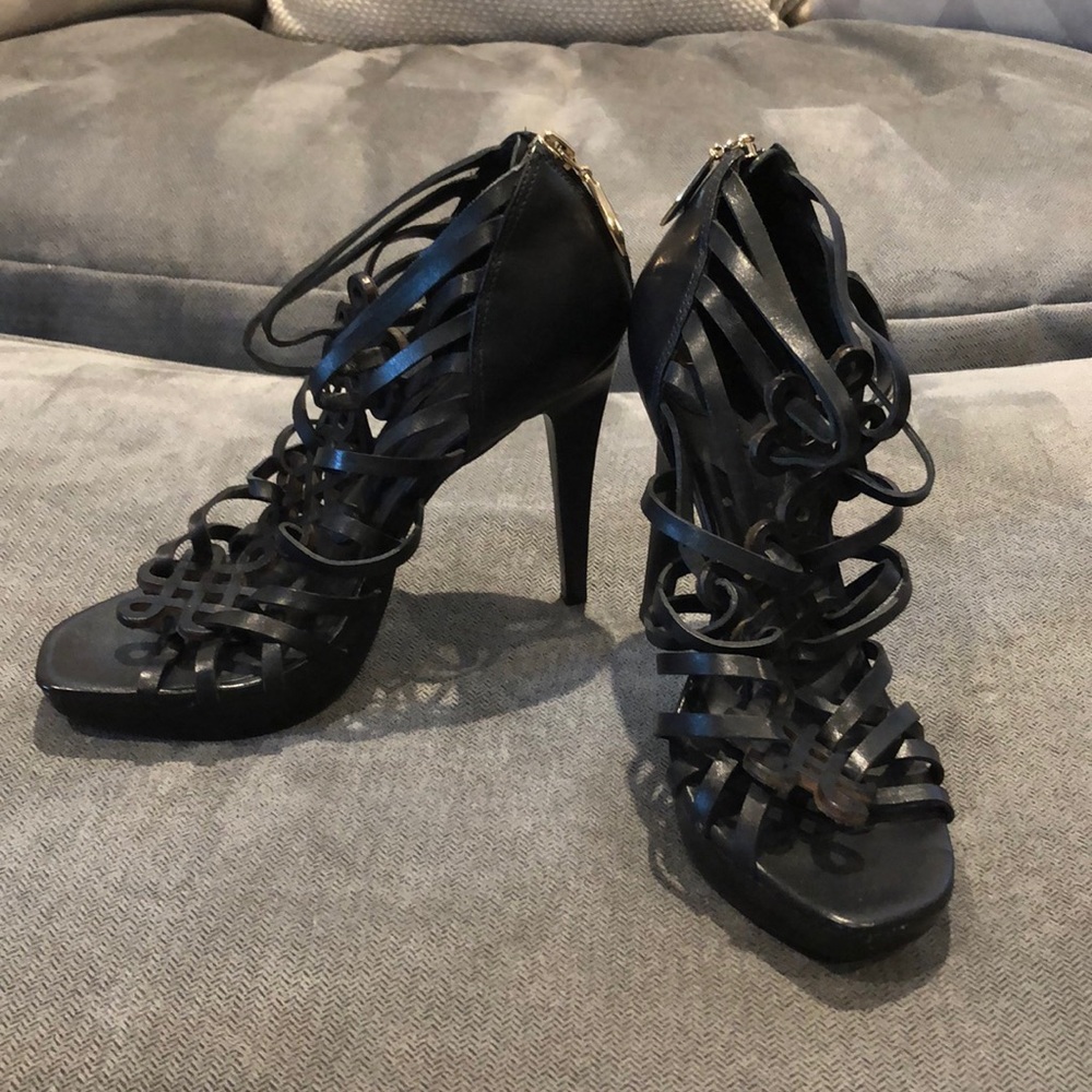 NWOB DVF Women’s Leather High Heel Sandal Sz 7